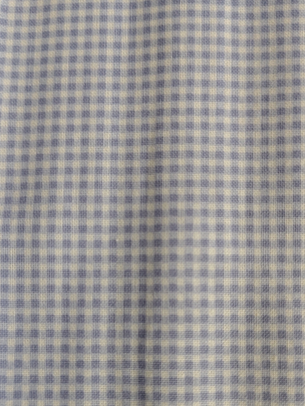 Light Blue and White Gingham Cotton Fabric - 5 Piece Fat Quarter Bundle